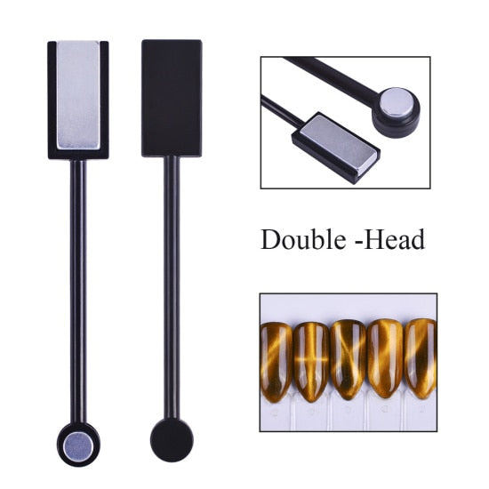 3D Cat Eye Nail Magnetic Stick 12 in 1 Magnet Board Pen for Cat Eye Gel Polish Nail Acrylic Charm Line Strip DIY Tool CH948-1