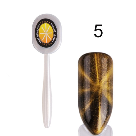 3D Cat Eye Nail Magnetic Stick 12 in 1 Magnet Board Pen for Cat Eye Gel Polish Nail Acrylic Charm Line Strip DIY Tool CH948-1