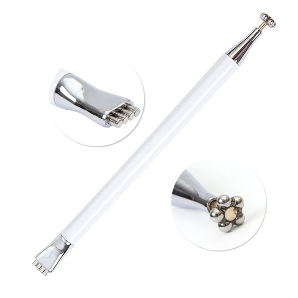 3D Cat Eye Nail Magnetic Stick 12 in 1 Magnet Board Pen for Cat Eye Gel Polish Nail Acrylic Charm Line Strip DIY Tool CH948-1