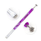 3D Cat Eye Nail Magnetic Stick 12 in 1 Magnet Board Pen for Cat Eye Gel Polish Nail Acrylic Charm Line Strip DIY Tool CH948-1